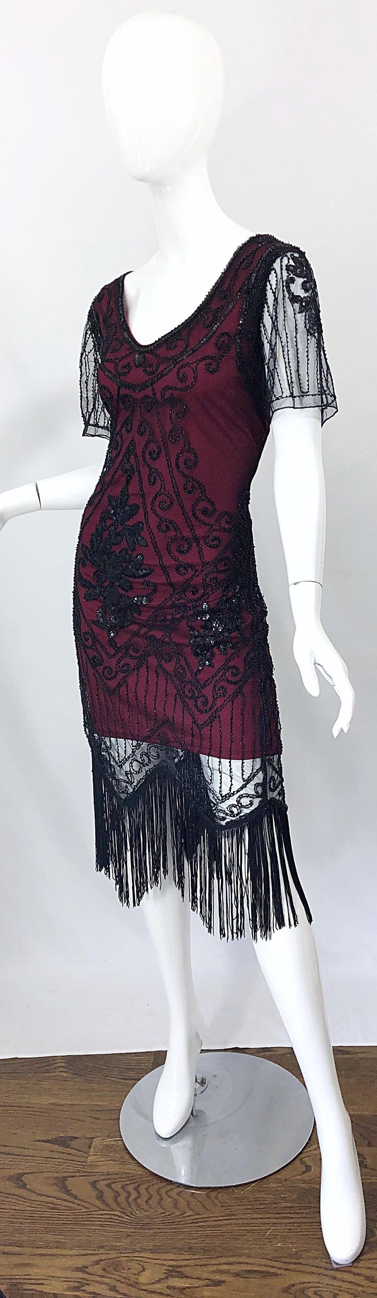 black and red flapper dress Red Flapper Dress | Red 1920s Dress