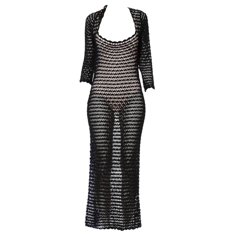 chinese dress ladies Reve Crochet Flare Sleeve Maxi Dress
