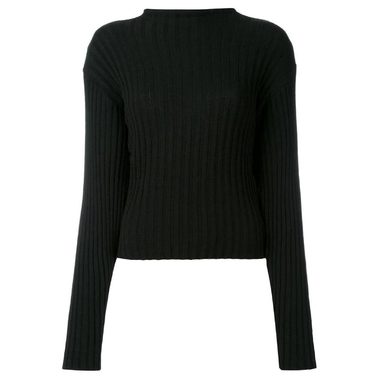 1990s Dolce and Gabbana Ribbed Sweater For Sale at 1stDibs