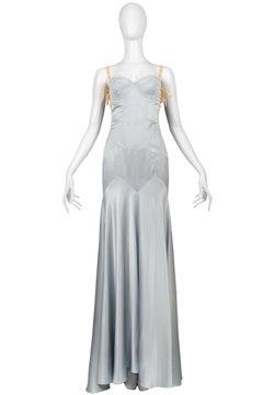 1990's Dolce & Gabbana Satin Corset Gown