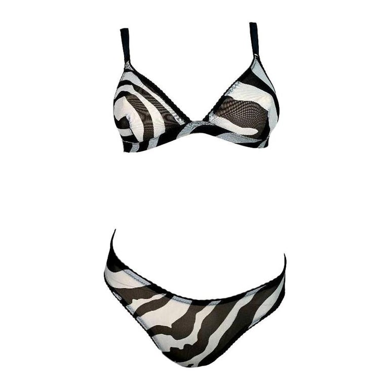 Underwear | Women's Underwear, Lace Underwear | Tobi black animal sheer mesh elastic waist panties vacuum