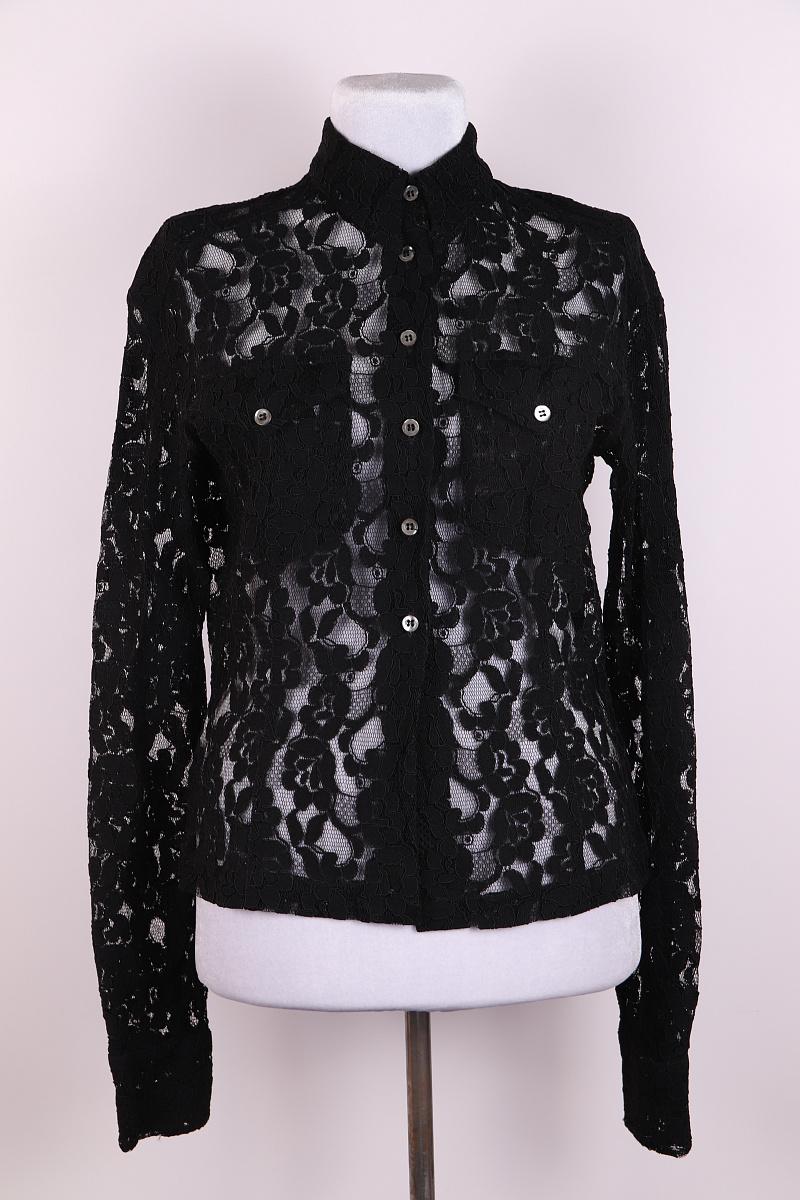 Camicia vintage anni '90 in pizzo di Dolce & Gabbana

Spalle: 46 cm / 18.11 in
Lunghezza delle maniche: 65 cm / 25.59 in
Larghezza ascellare: 48 cm / 18.90 in
Lunghezza: 51 cm

Manichino: 84,5 cm x 62 cm x 91 cm
Manichino: 33,35 pollici x 24,49