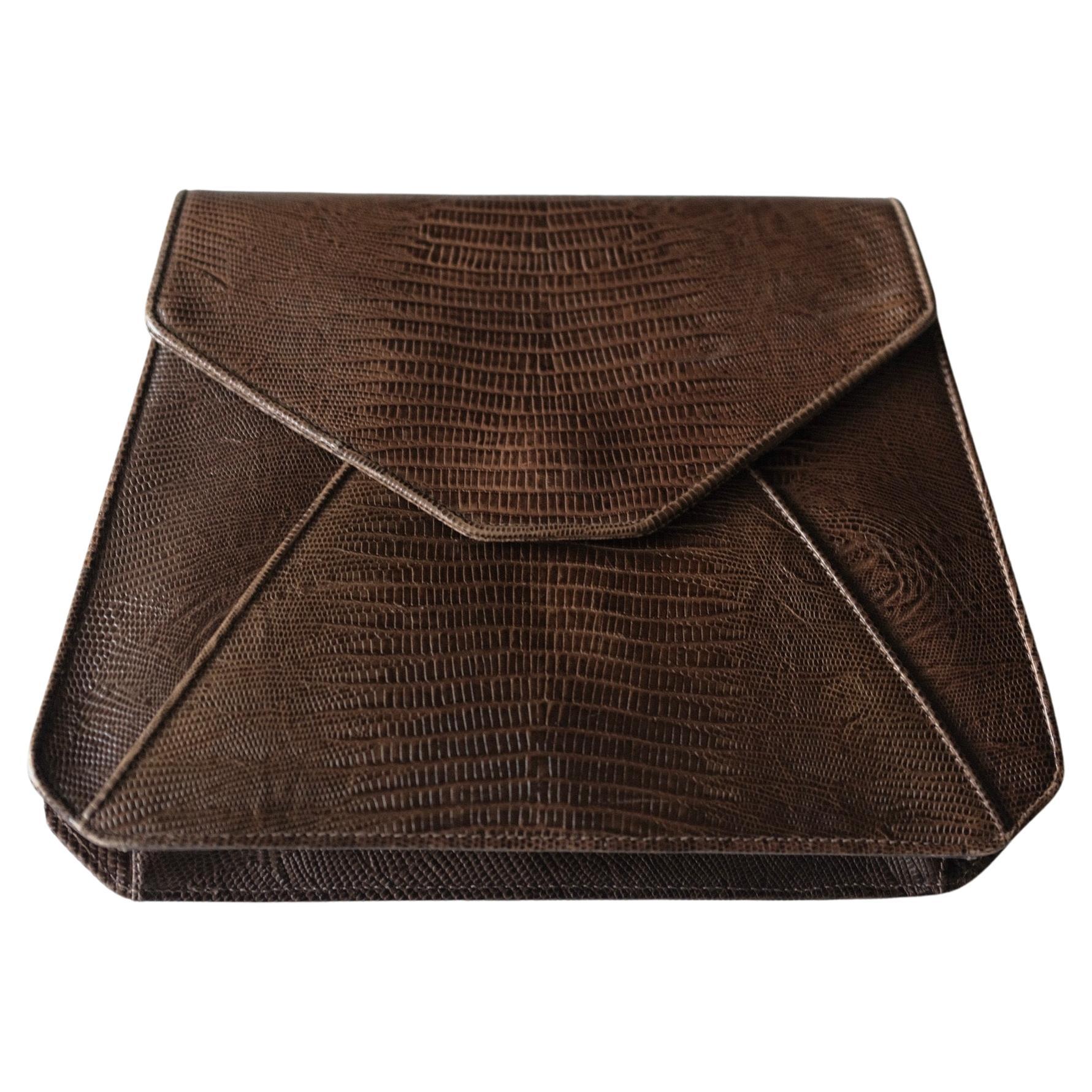 1990
s Donna Karan Bag Embossed For Sale