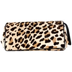 Vintage 1990's Donna Karan Cheetah Printed Clutch