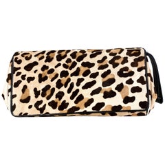 Vintage 1990's Donna Karan Cheetah Printed Clutch 