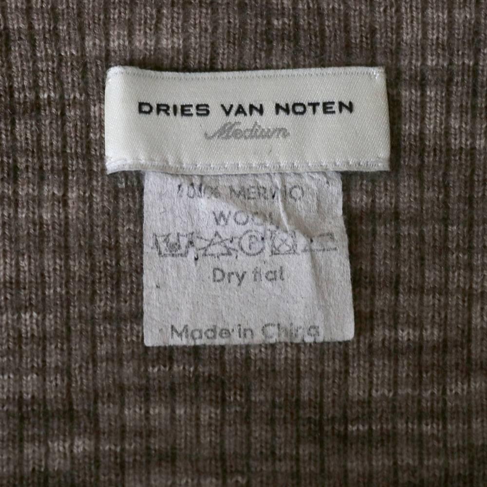 1990s Dries Van Noten Wool Tank Top In Excellent Condition For Sale In Lugo (RA), IT