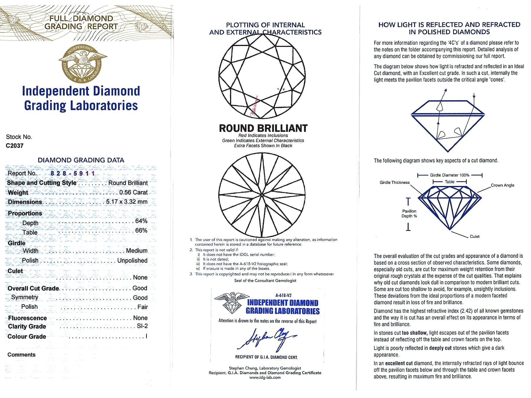 1990er Jahre holländischer 1,77 Karat Diamant und Weißgold Kleid-Ring im Angebot 6