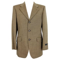 1990s Emanuel Ungaro Brown Wool Classic Jacket