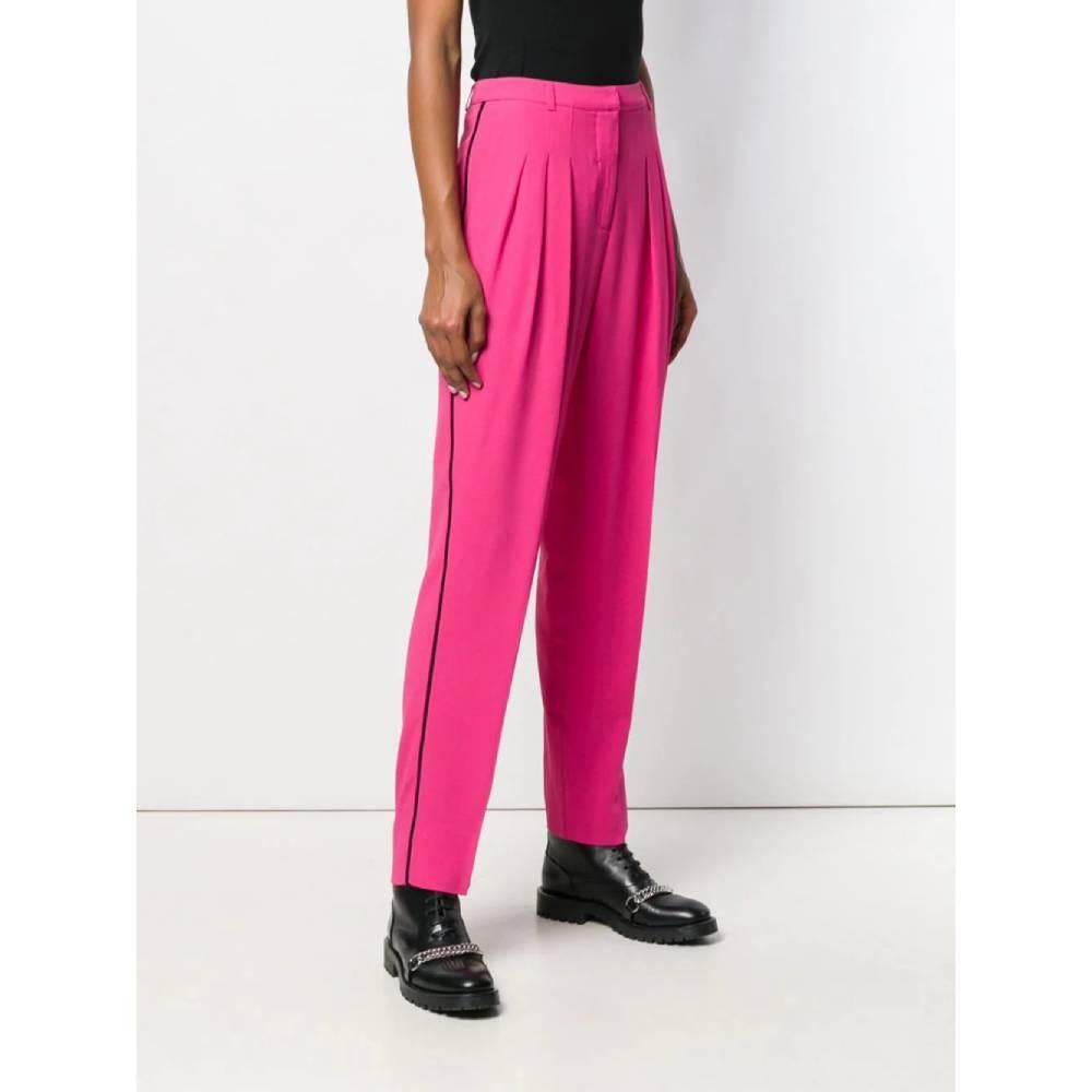 Red 1990s Emanuel Ungaro Fuchsia Trousers