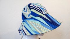 1990s Emilio Pucci Abstract Motif Cotton Bucket Hat