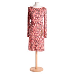 1990s Emilio Pucci soft jersey sheath dress