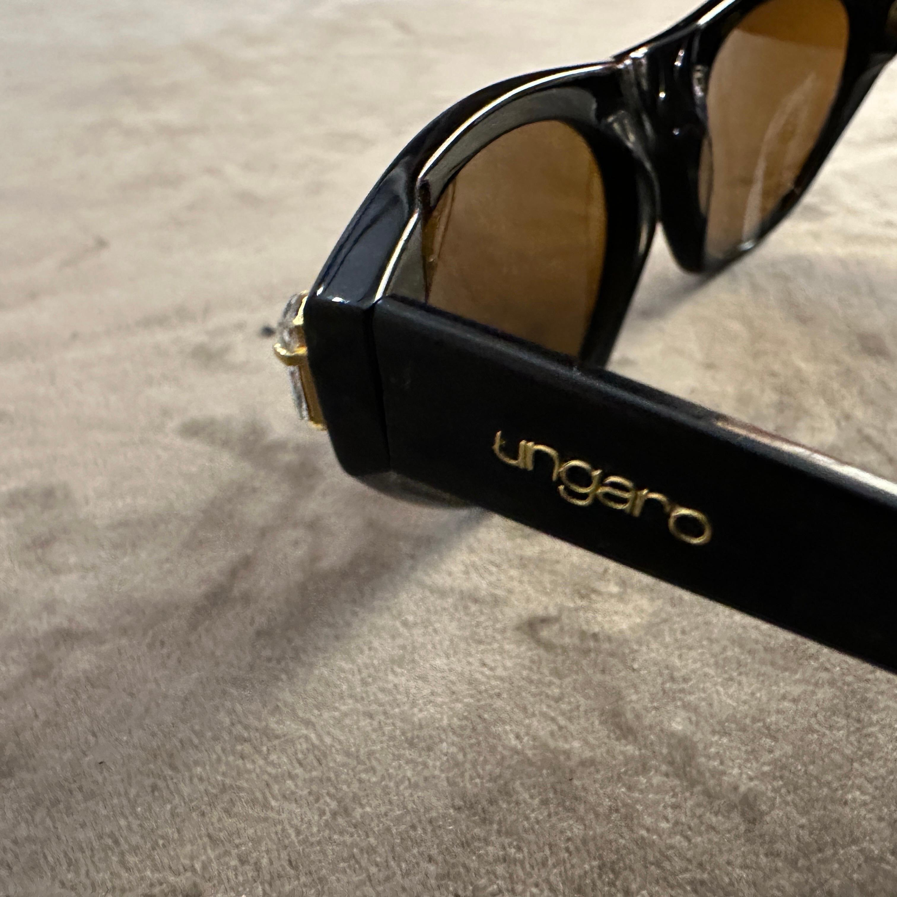 1990 Emmanuel Ungaro Lunettes de soleil vintage Jewell en vente 5