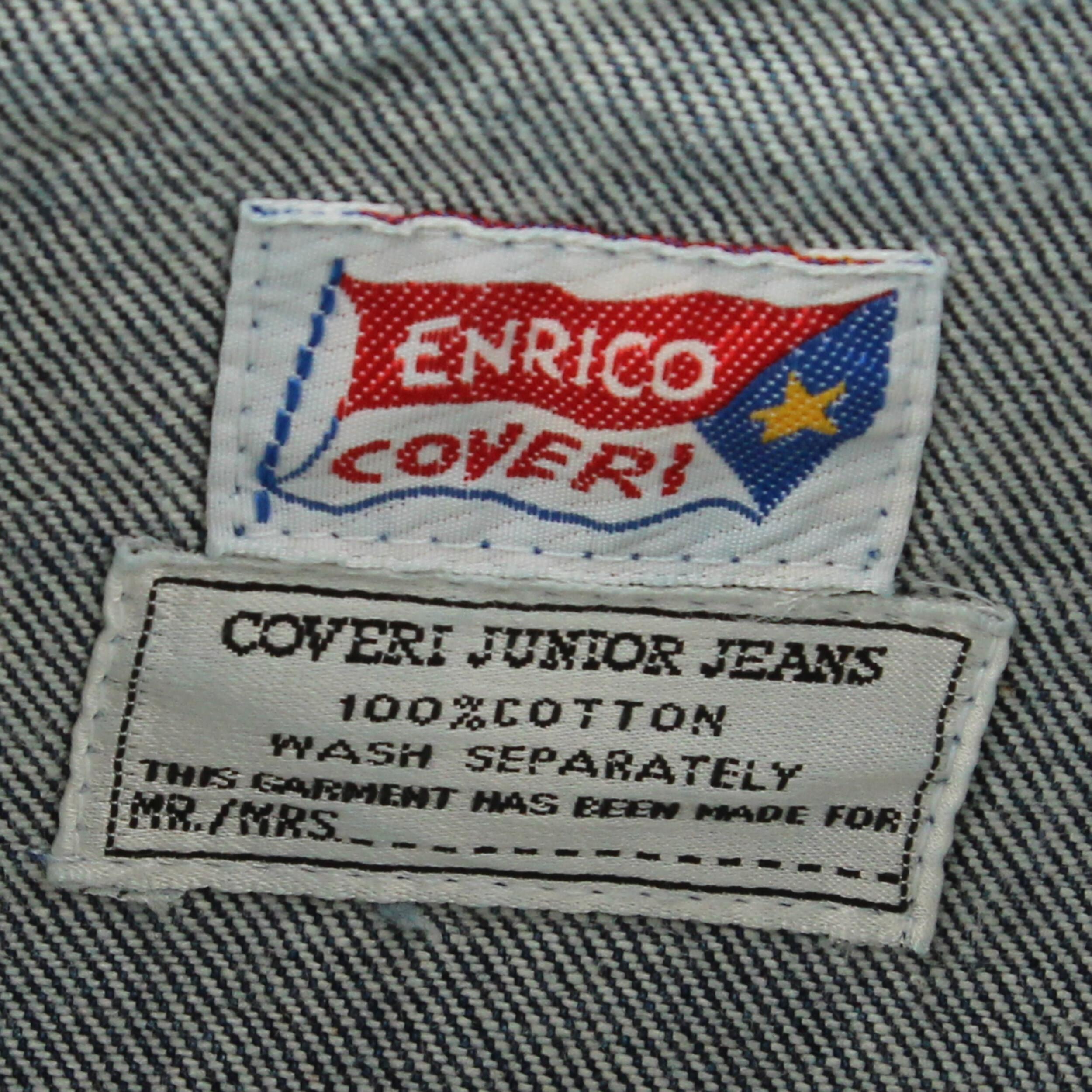 1990s Enrico Coveri Blue Denim Jacket 2