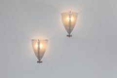 1990er Ernesto Gismondi 'Vesta' Wandleuchter, Murano Glas, Messing