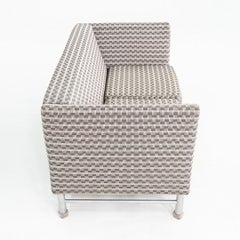 1990s Ettore Sottsass for Knoll Eastside Two Seat Loveseat Sofa in Fabric