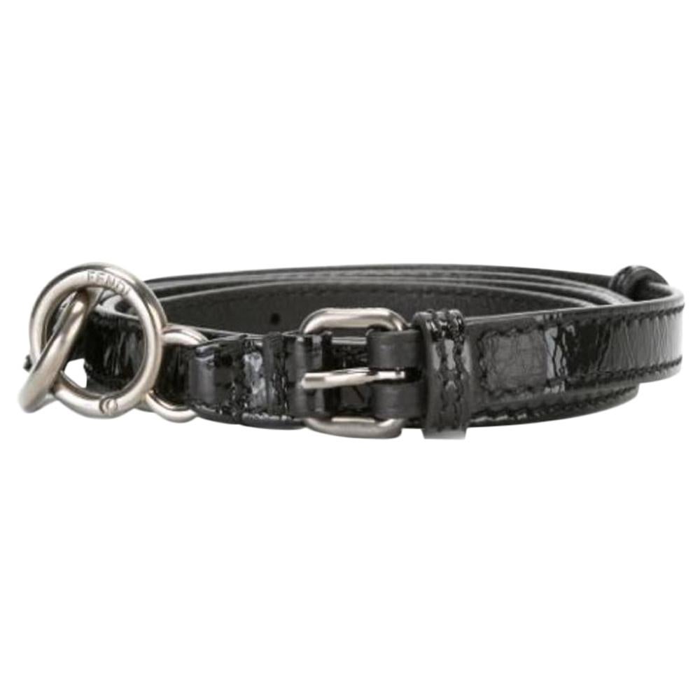 1990s Fendi Black Belt