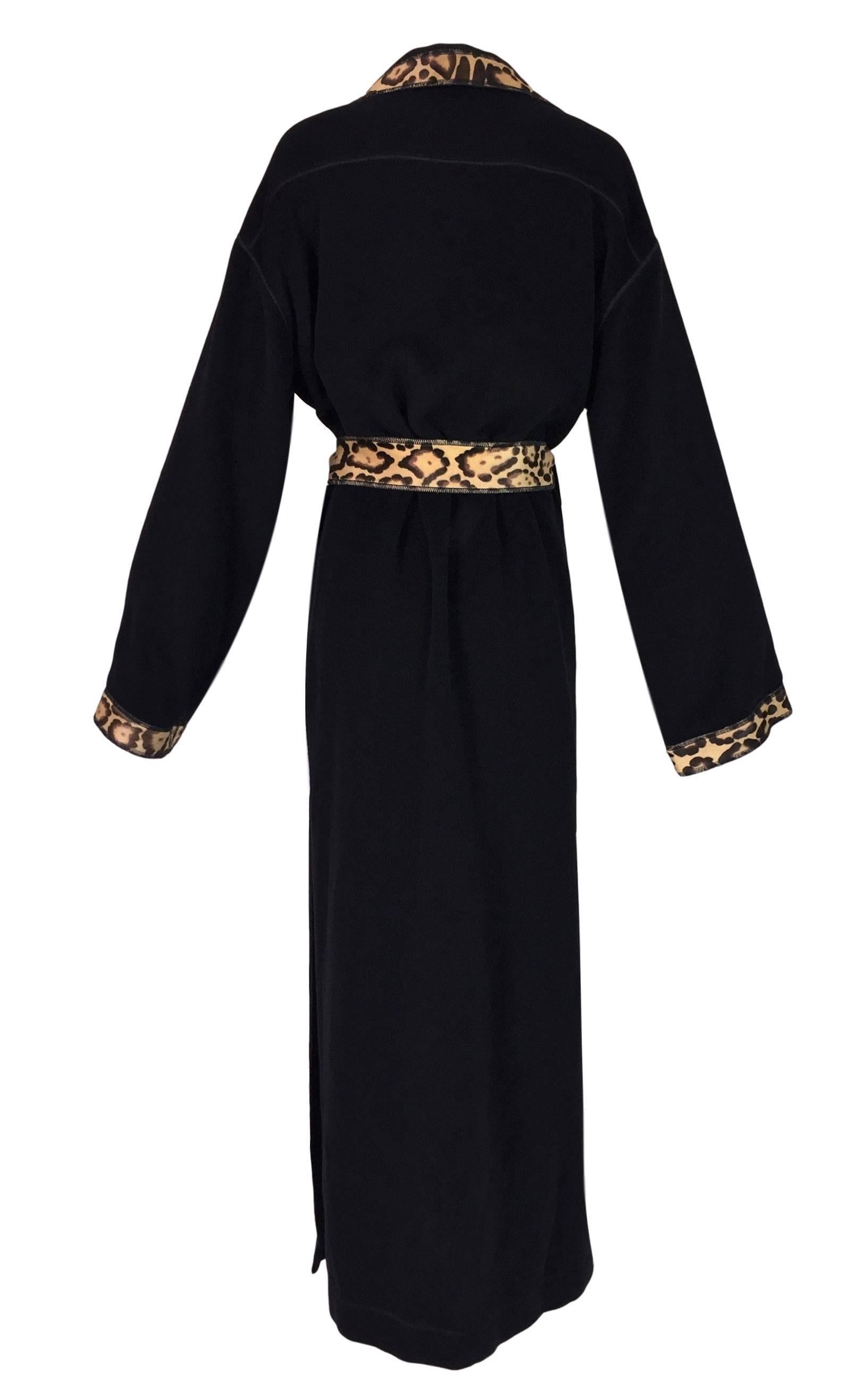 fendi robe black