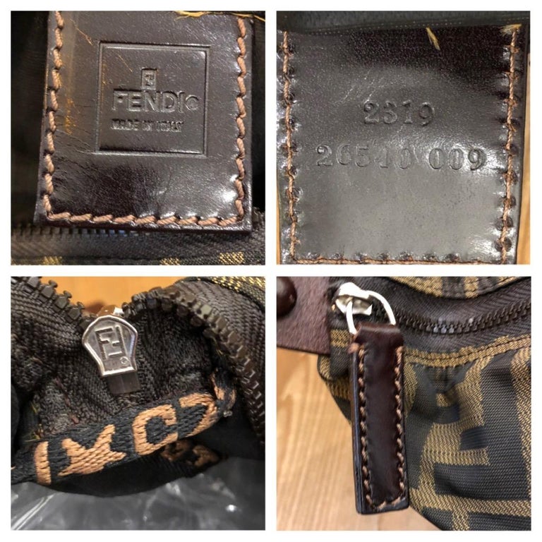 2000s FENDI Brown Zucca Jacquard Pouch Handbag at 1stDibs  classic fendi  handbags, fendi signature bag, fendi zucca pouch