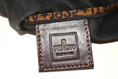 1990s Fendi Fabric Logo Bag
