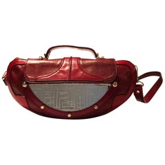 1990s Fendi Mirror Clutch Cross body Borsa Bag