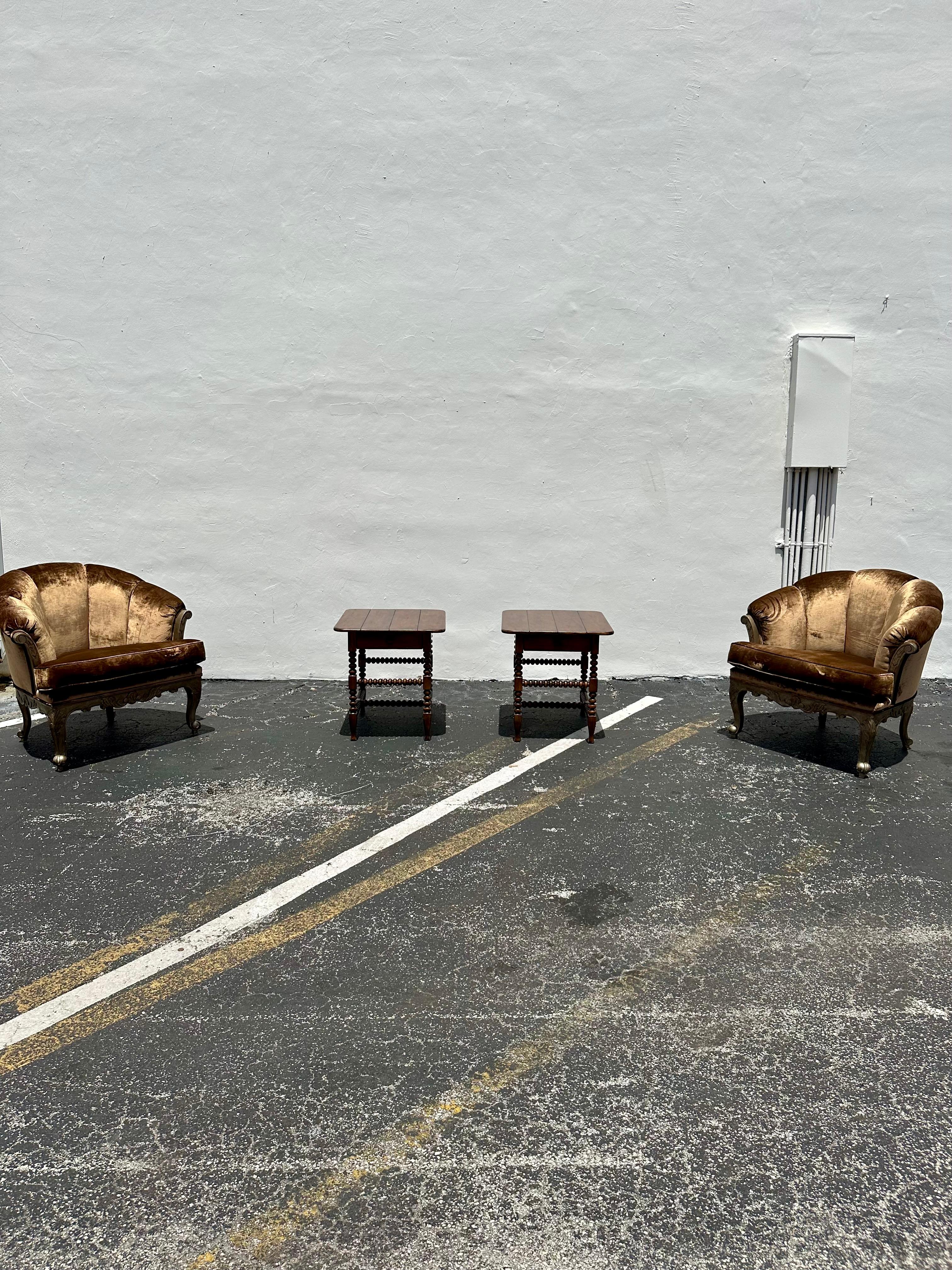 1990 Ferguson Copeland Tables d'extrémité Tables de nuit, ensemble de 2 en vente 7