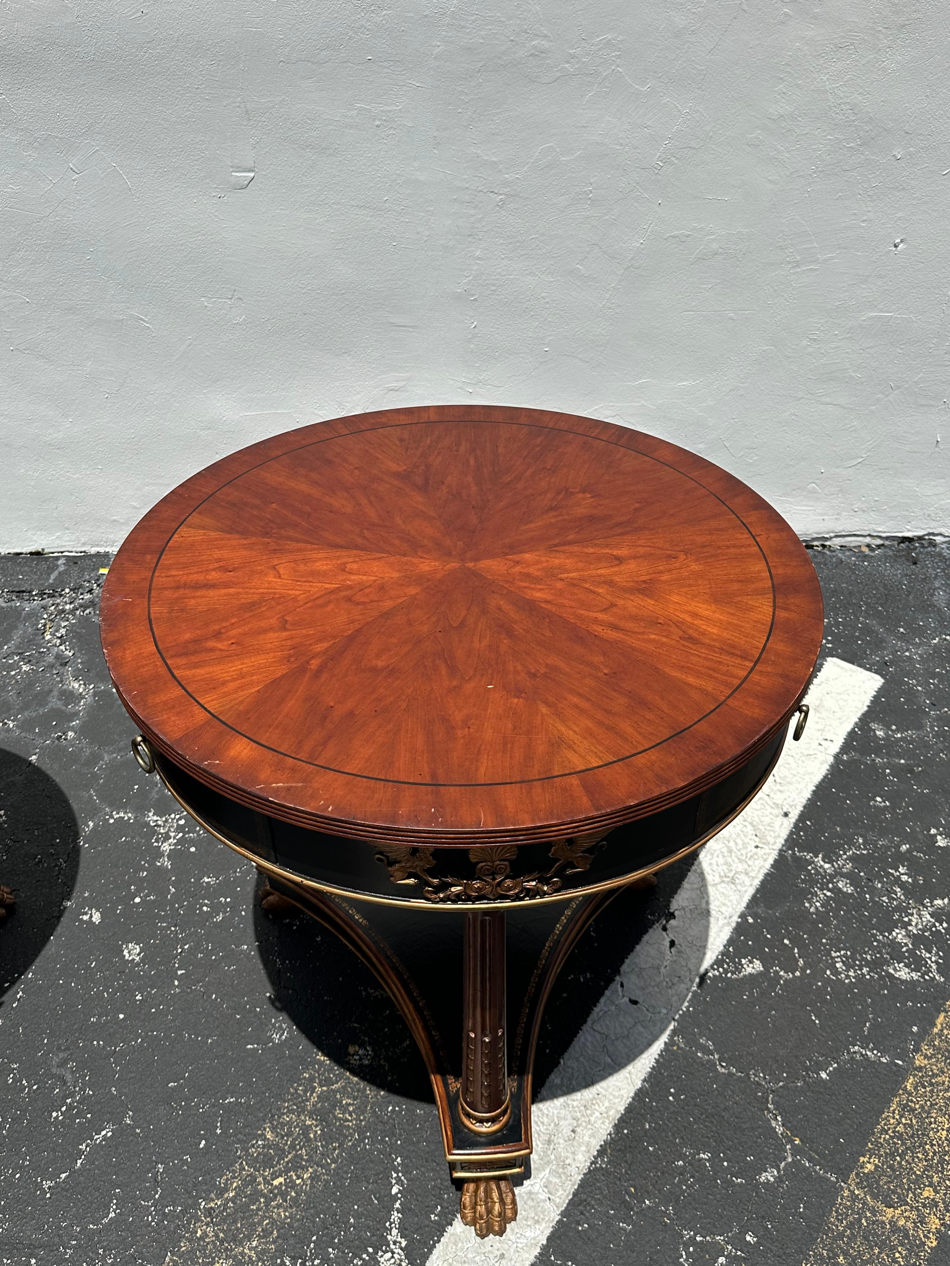 1990s Ferguson Copeland Three Legged Paw Tier Nightstand Table, Set of 2 For Sale 5