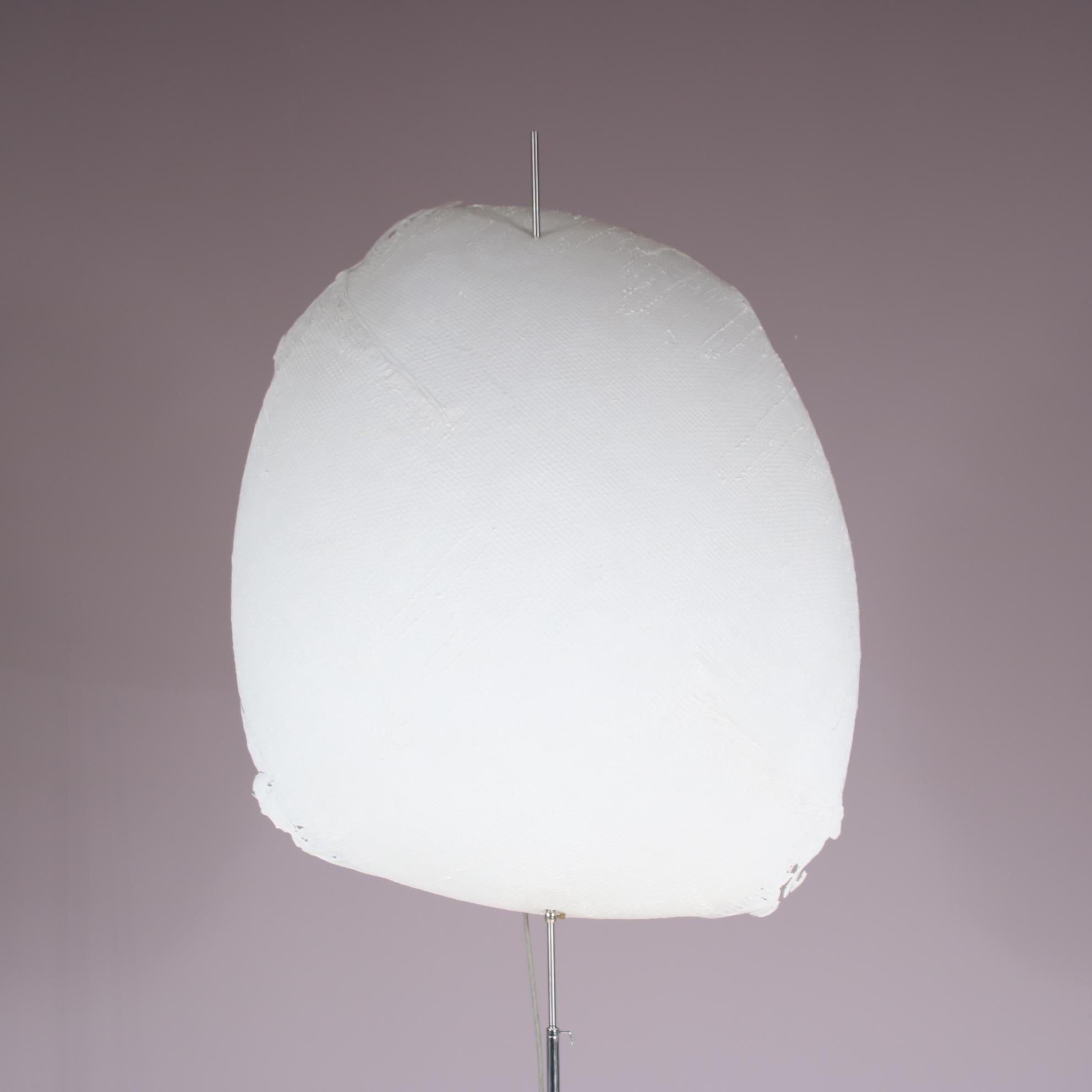 1990s Fiberglass floor lamp “Postkrisi F60” by Catellani & Smith, Italy For Sale 10