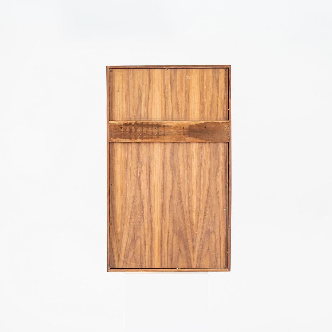 American 1990s Figured Walnut Studio Craft New Hope Woodworker Medicine Cabinet For Sale