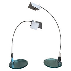 Lampes de table Fontana Arte des années 1990, modèle Falena par Alvaro Siza, Italie