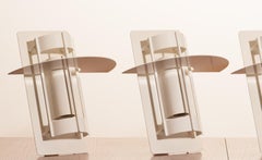 1990s Four White Wall Lights/Sconces by Joachim Lepper for Louis Poulsen