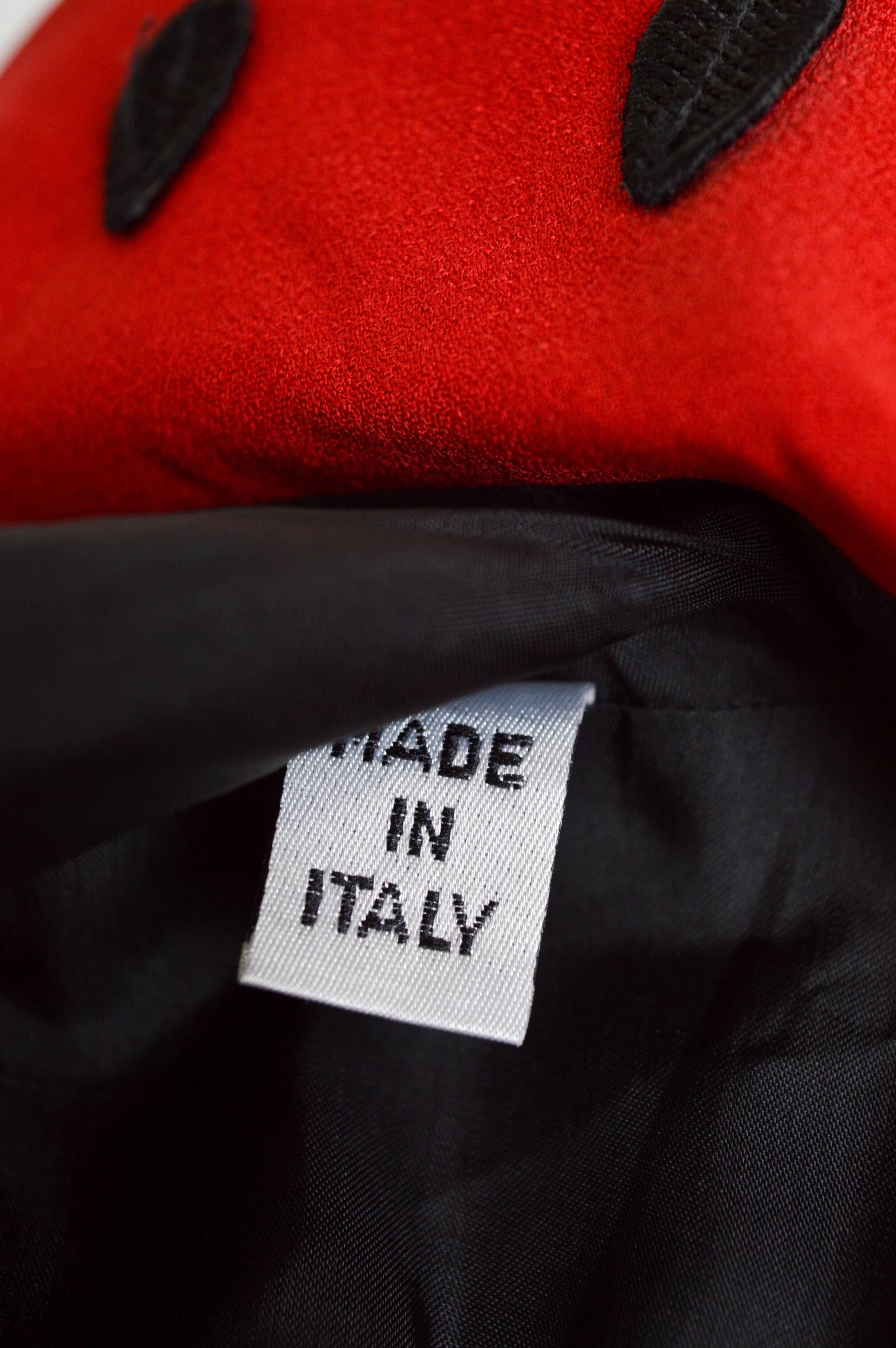 Franco Moschino CHEAP & CHIC - Vestito nero a forma di cocomero degli anni '90 in vendita 7