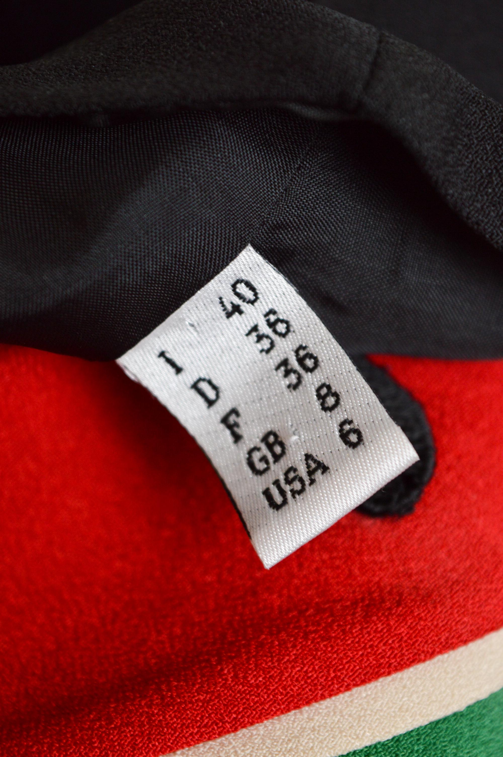 Franco Moschino CHEAP & CHIC - Vestito nero a forma di cocomero degli anni '90 in vendita 13