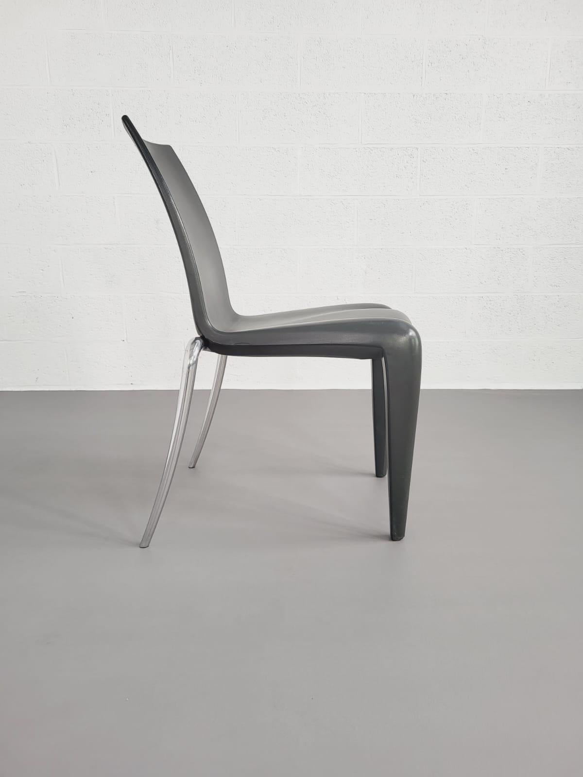 1990s French Design Set of 6 Louis XX Model Chairs by Philippe Starck For Vitra For Sale 7