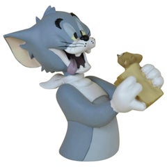 1990s French Vintage Hanna-Barbera Tom and Jerry Statue by Demons & Merveilles