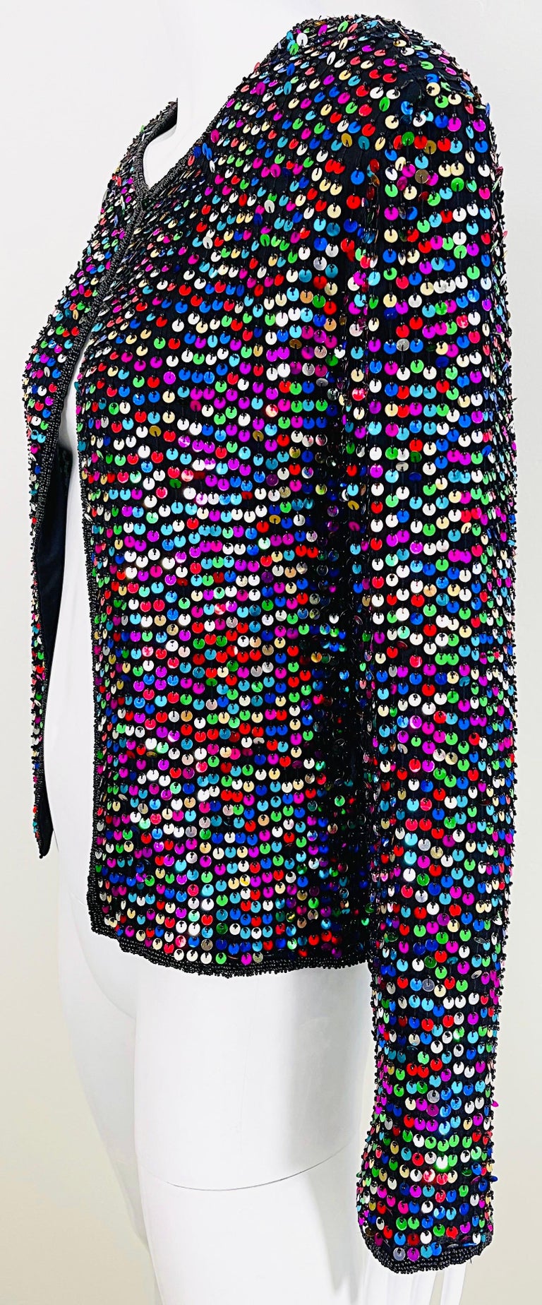 Pull BCBG Max Azria Femme Marron Avec Sequins Et Perles - Taille M