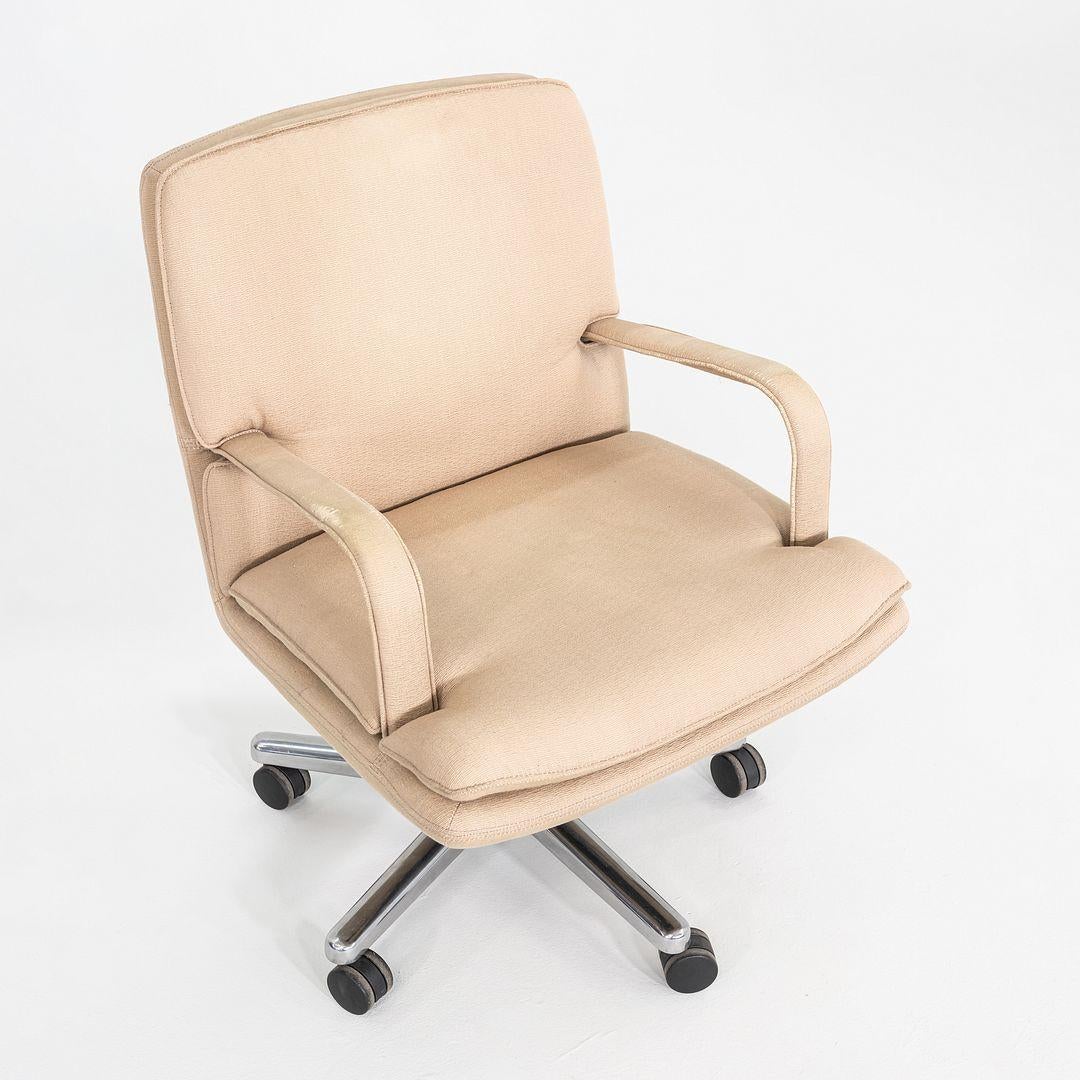 Americano 1990s Geiger / Brickel Associates Executive Desk Chair w/ Pneumatic Swivel Base in vendita