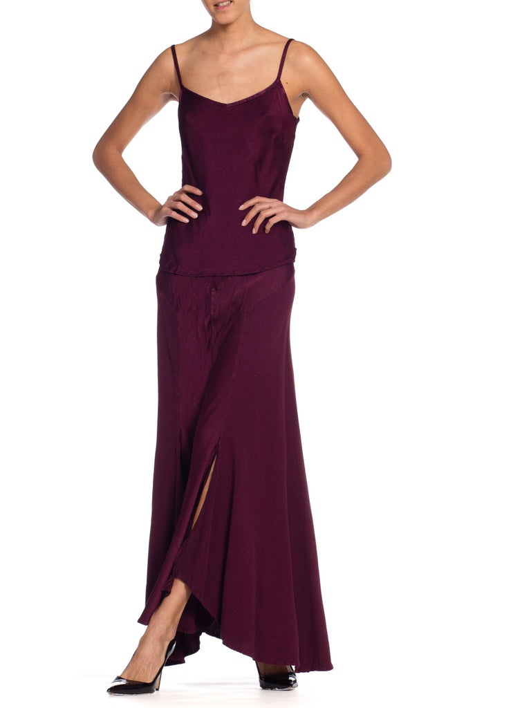 ghost burgundy dress
