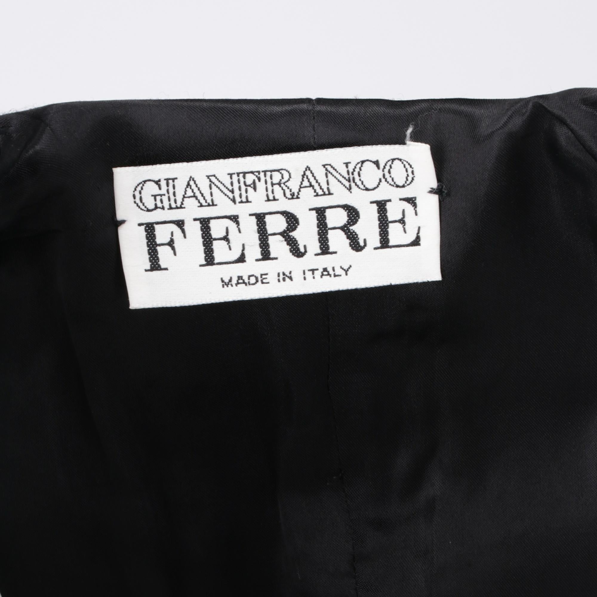 1990s Gianfranco Ferré Black Jacket 2
