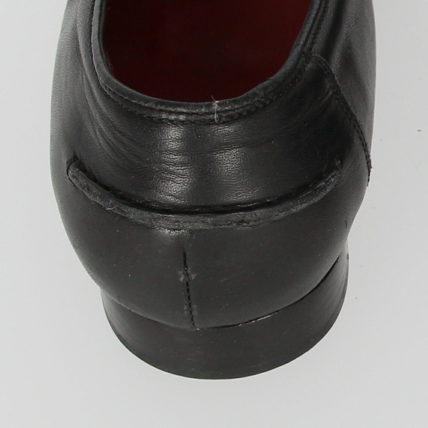 1990s Gianfranco Ferré Black Loafers 4