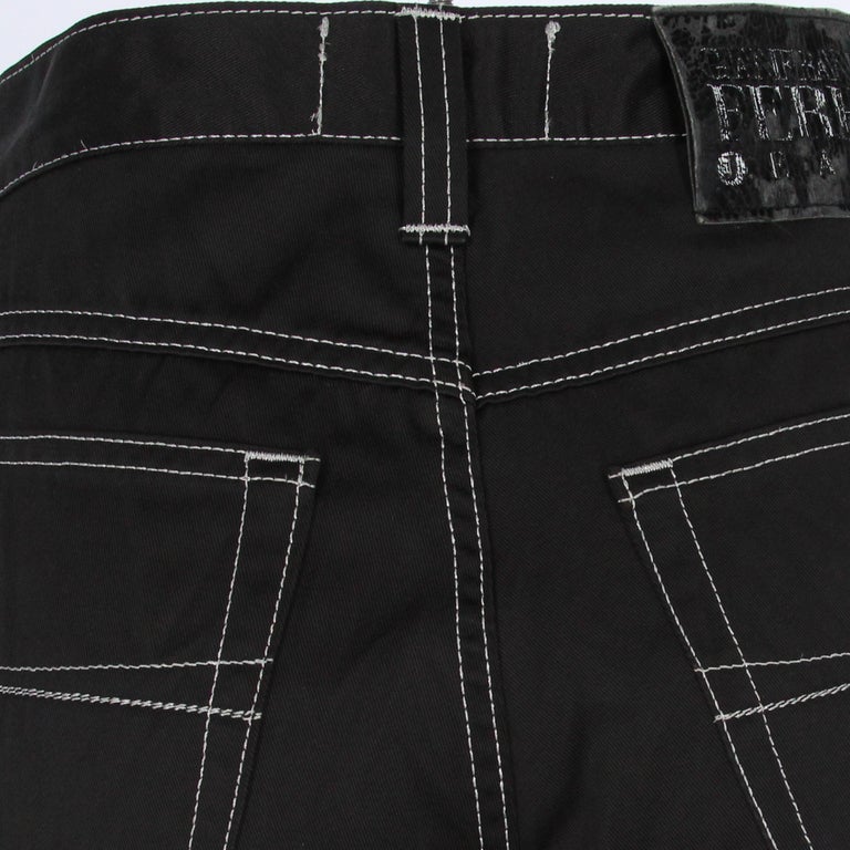 Jeans Homme Gianfranco Ferre GF Denim Orange Détressé - Taille US 34 IT 48, Neuf Avec étiquettes