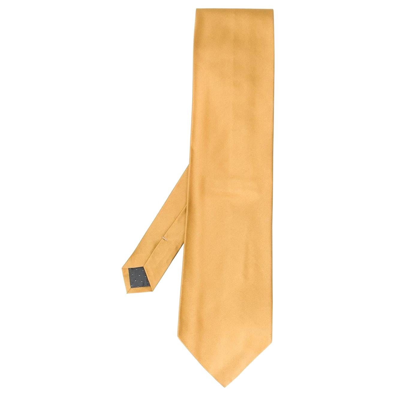 1990s Gianfranco Ferré Golden Tie For Sale