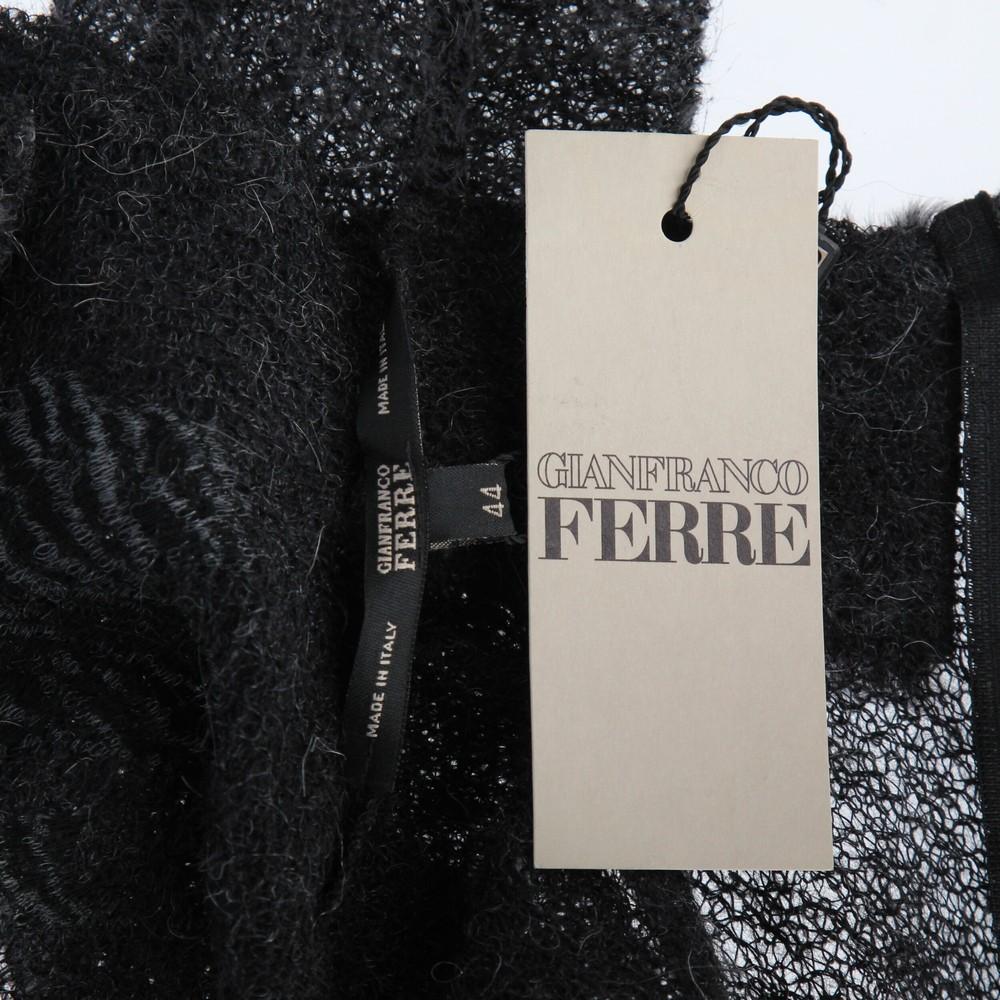 1990s Gianfranco Ferré Grey Furry Dress 2