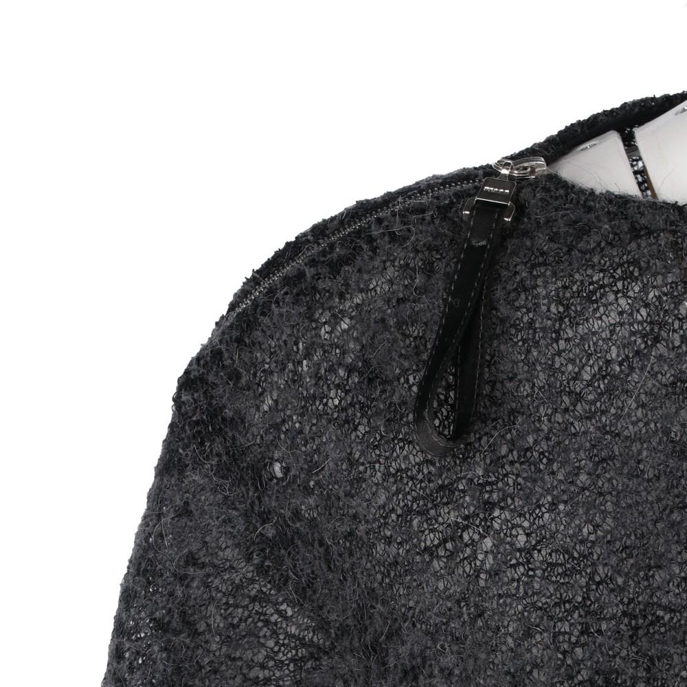 Women's 1990s Gianfranco Ferré Grey Furry Sweater For Sale