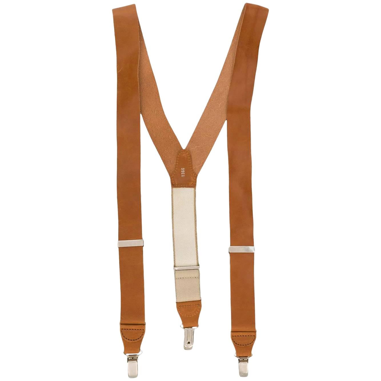 1990s Gianfranco Ferré Leather Braces at 1stDibs