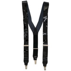 Vintage 1990s Gianfranco Ferré Patent Leather Braces