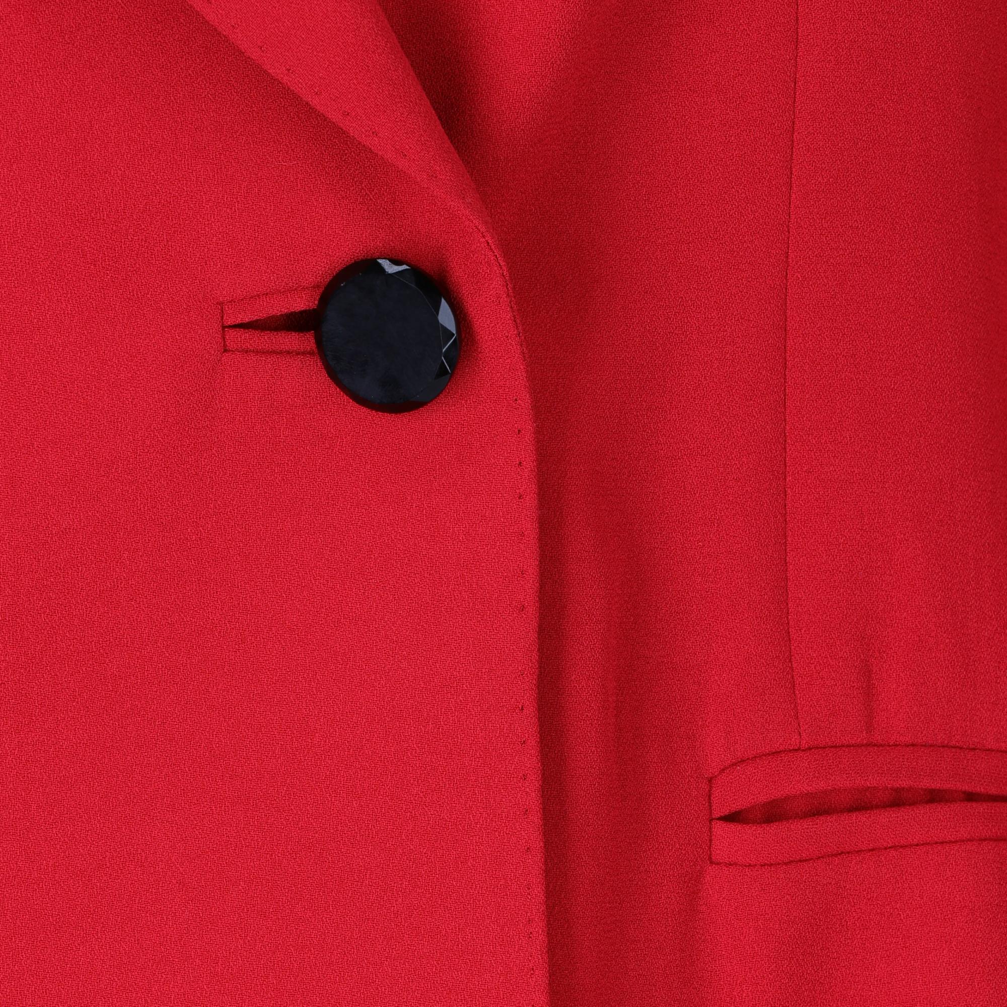 1990s Gianfranco Ferrè Red Mink Suit 3