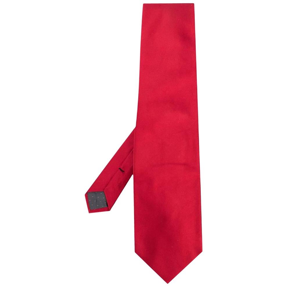 1990s Gianfranco Ferré Red Tie