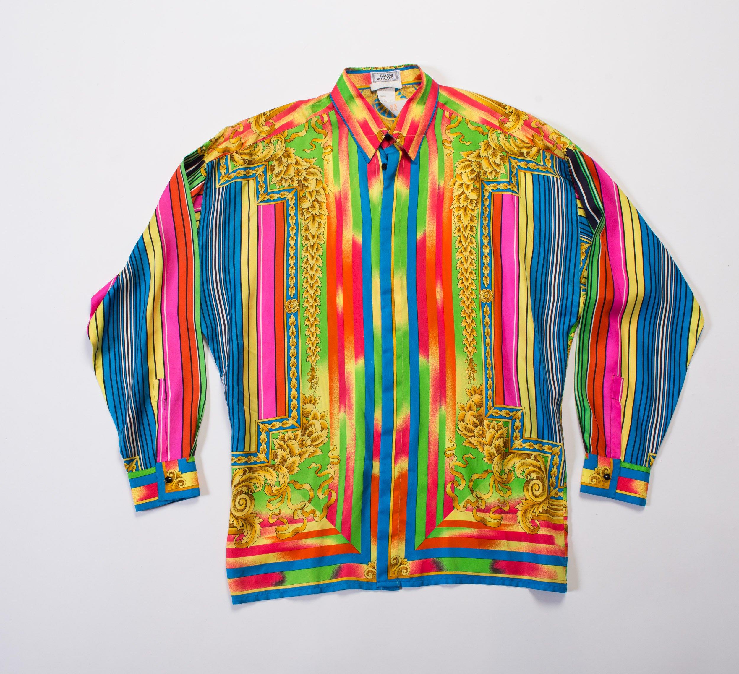 90s silk shirt