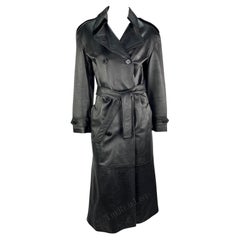 Hermes Brown Alligator Trench Coat at 1stDibs