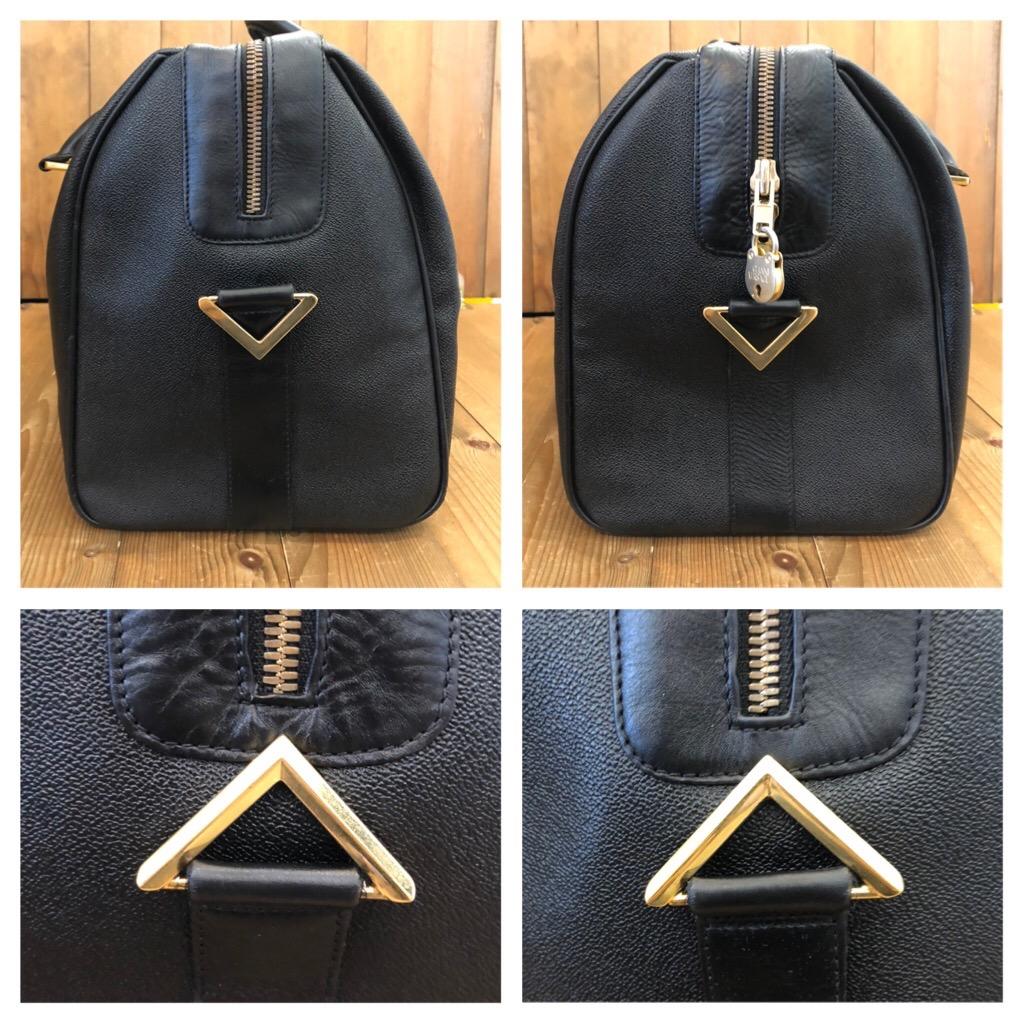 Gianni Versace anni '90 - Borsa Boston in pelle nera Unisex 2